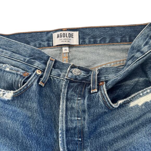 AGOLDE 90s High Rise Loose Fit Jean Psych Wash - Picture 4 of 10